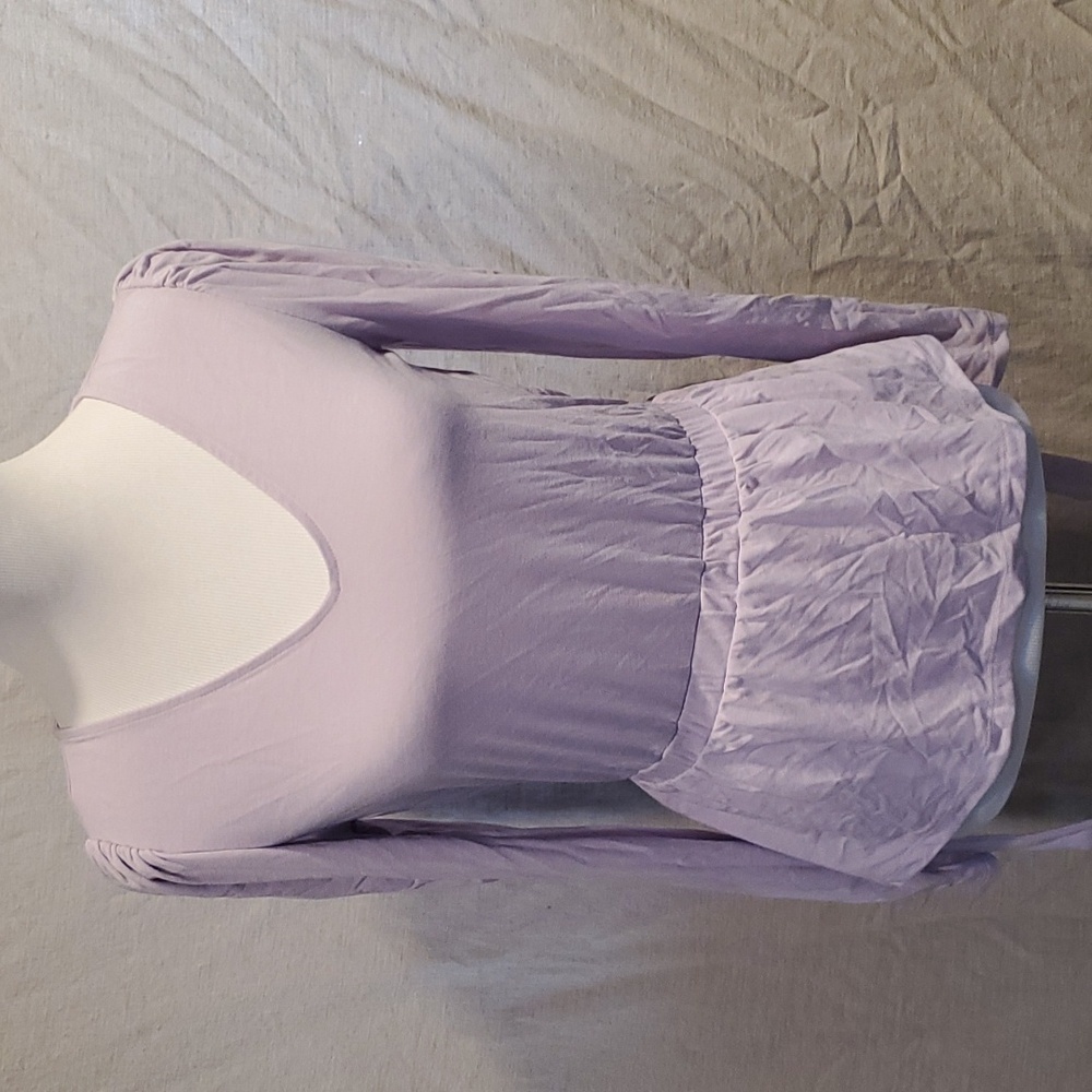 Ann Taylor V-Neck Tie Back Blouse SZ XS